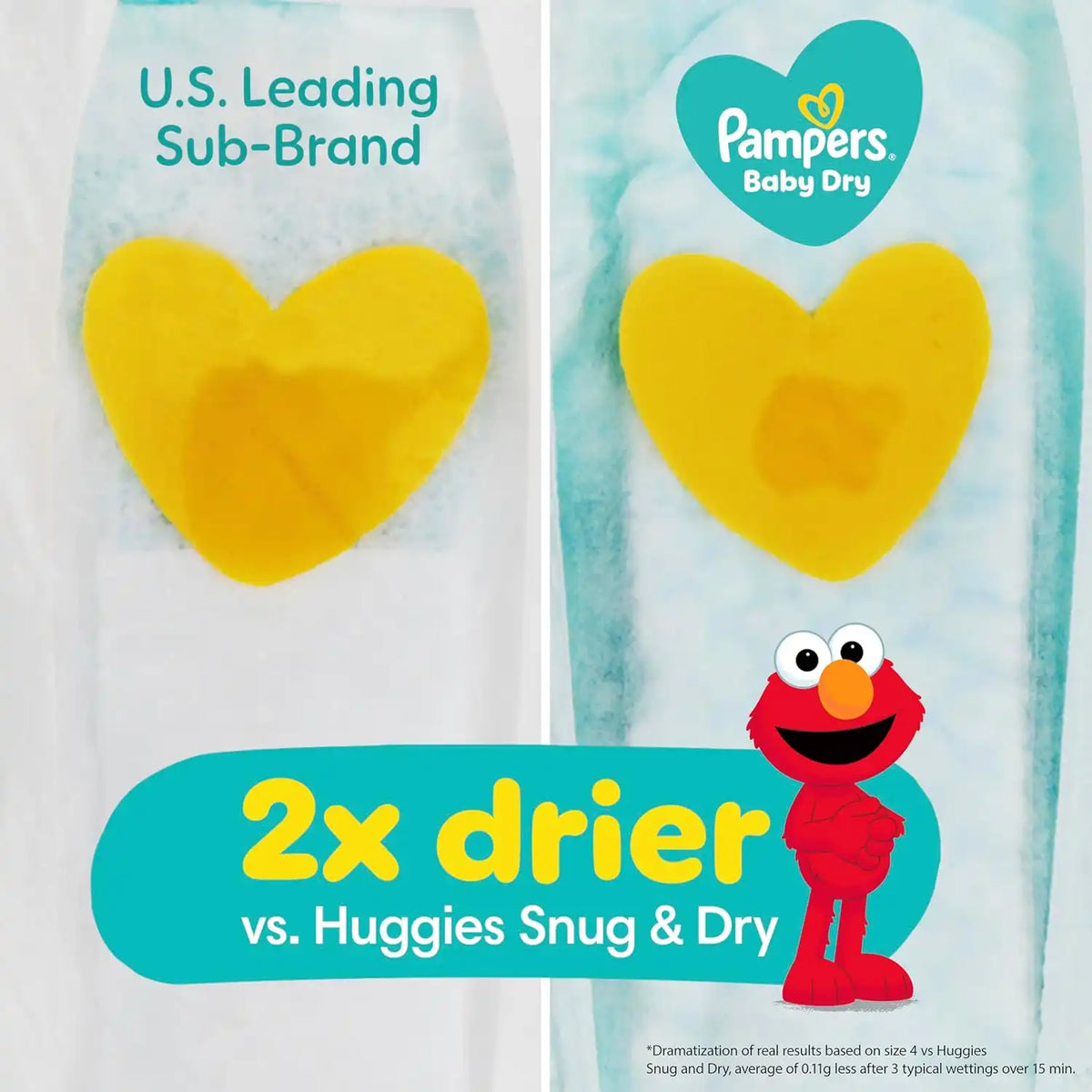 Pampers Baby Dry Disposable Baby Diapers Size 3, 2 Month Supply (2 x 210 Count) with Sensitive Water Based Baby Wipes 12X Multi Pack Pop-Top and Refill (1008 Count) [Packaging May Vary]
