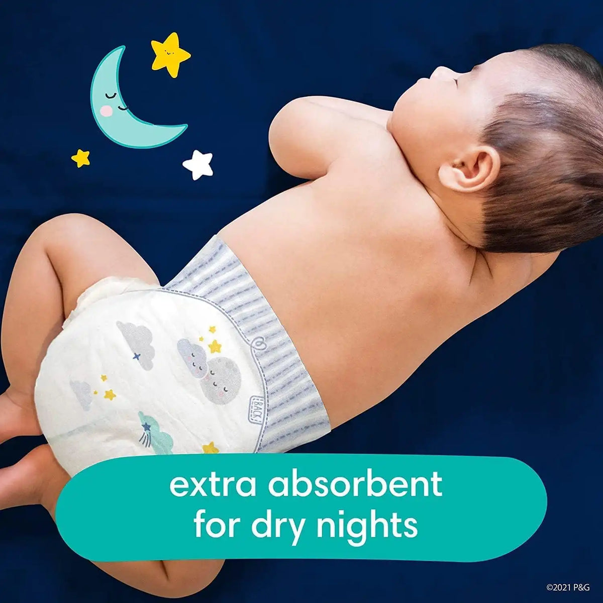 Pampers Disposable Diapers Size 4, Swaddlers 150 Count + Overnight (58 Count)