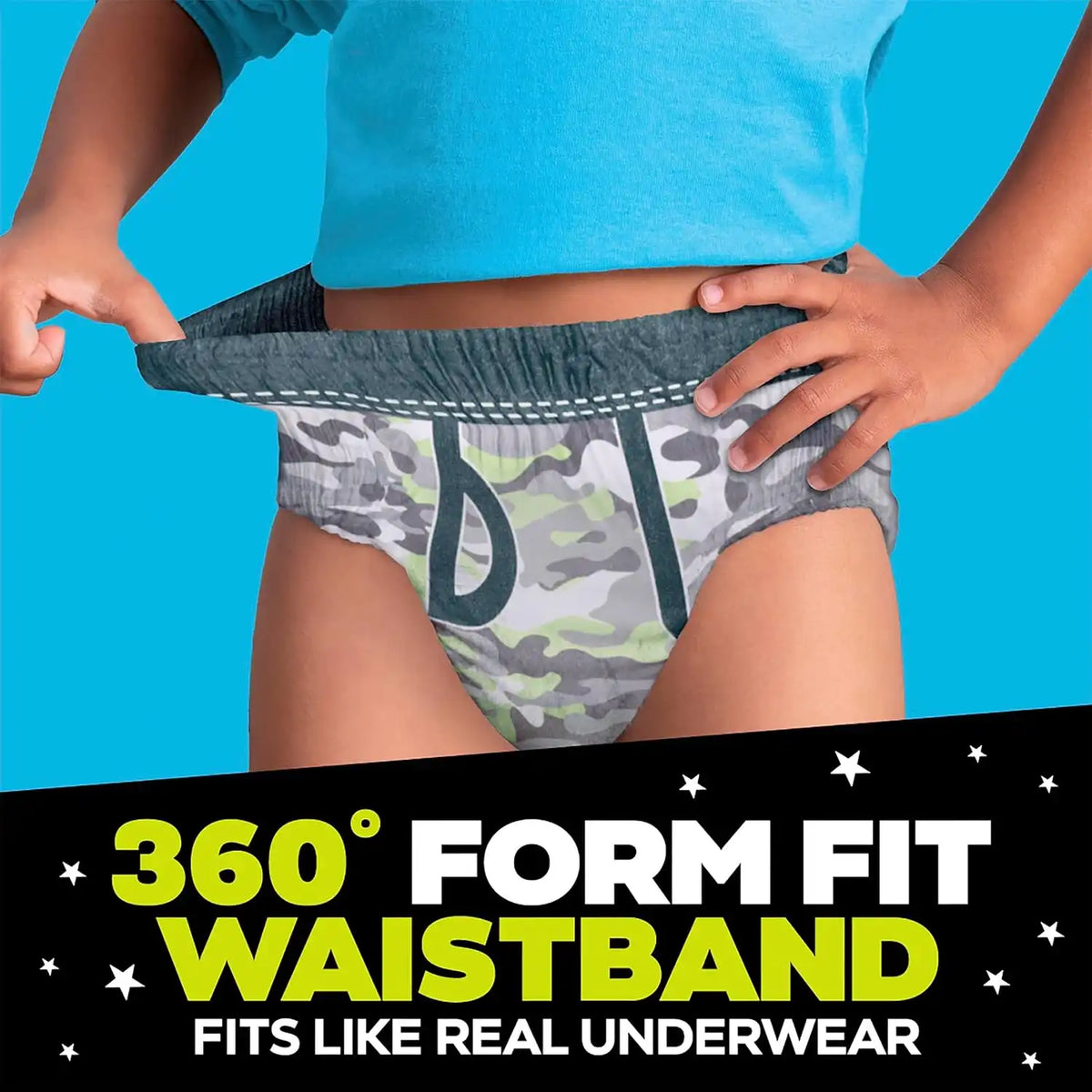 Ninjamas Boys Bedwetting Nighttime Underwear, Size S/M (38-70 lbs), 88 Count+ Pampers Wipes, Sensitive, Water Based Wipe, Hypoallergenic, and Unscented 336 Wipes Total [Packaging May Vary]