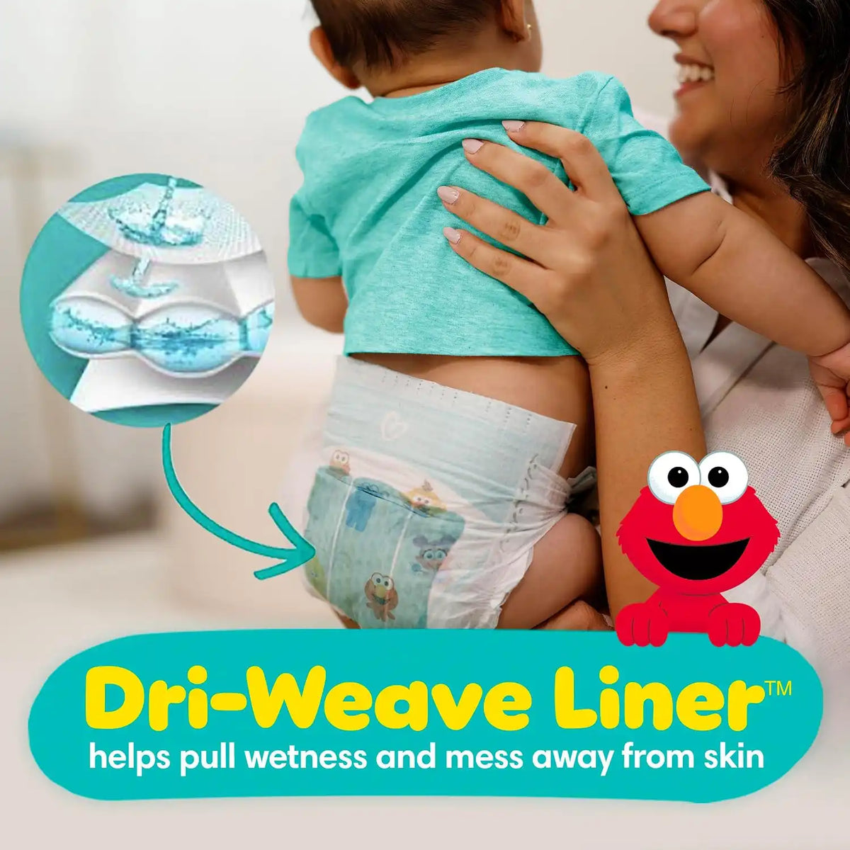 Pampers Baby Dry Disposable Baby Diapers Size 4, 2 Month Supply (2 x 186 Count) with Sensitive Water Based Baby Wipes 12X Multi Pack Pop-Top and Refill (1008 Count) [Packaging May Vary]