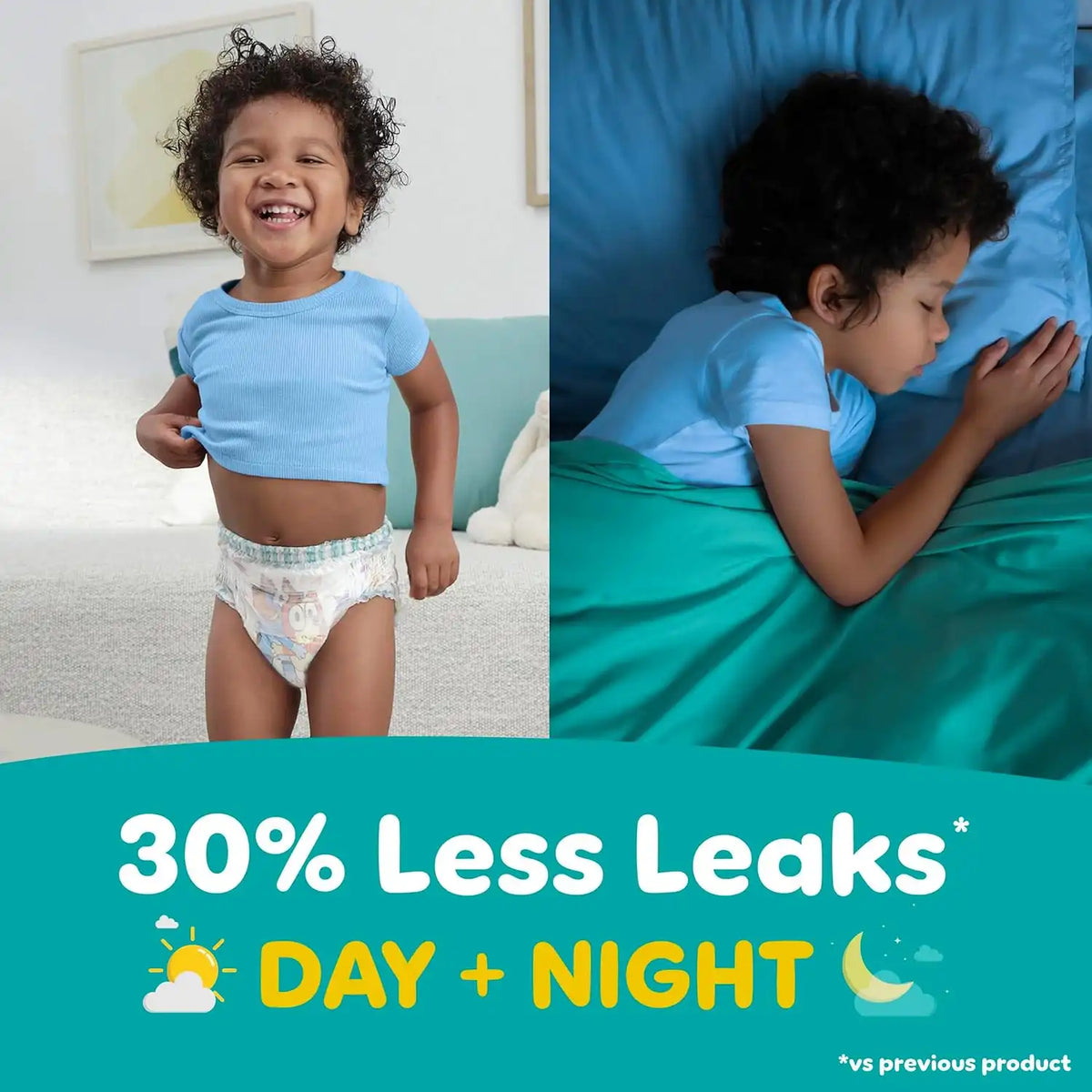 Pampers Easy Ups Pull On Training Underwear Boys, 4T-5T, 2 Month Supply (2 x 104 Count) with Sensitive Water Based Baby Wipes 12X Multi Pack Pop-Top and Refill (1008 Count)