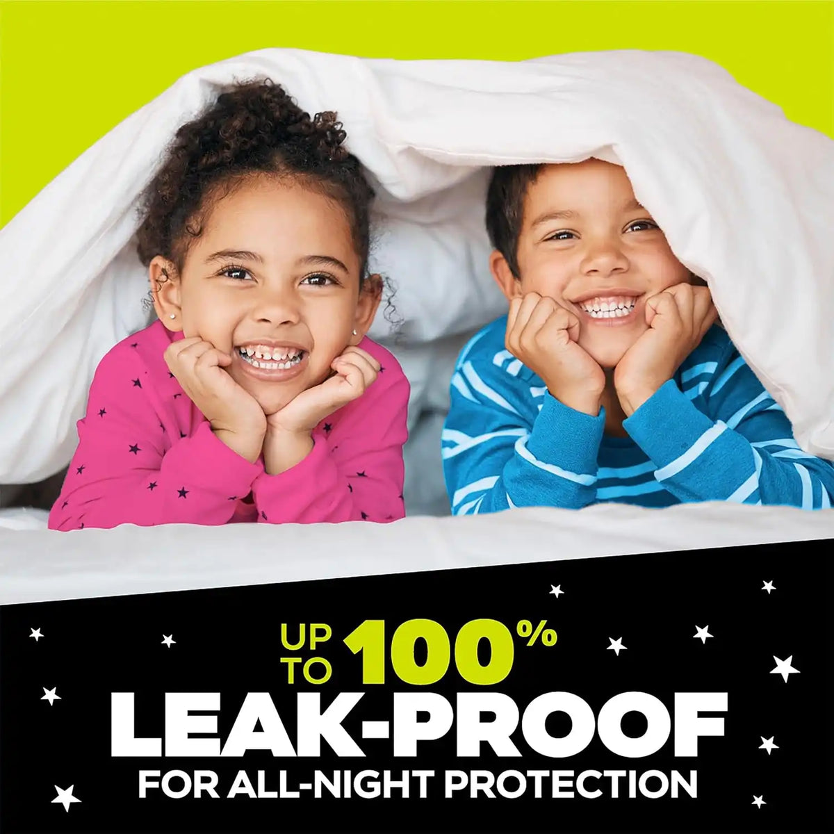Ninjamas Girls Bedwetting Nighttime Underwear, Size S/M (38-70 lbs), 44 Count, Overnight Protection, Ultra Absorbent, Hypoallergenic