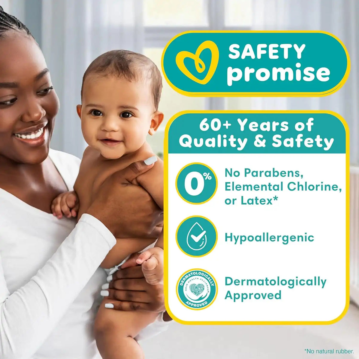 Pampers Diapers - Baby Dry - Size 0, 104 Count, Absorbent Disposable Newbort Diaper (Packaging May Vary)