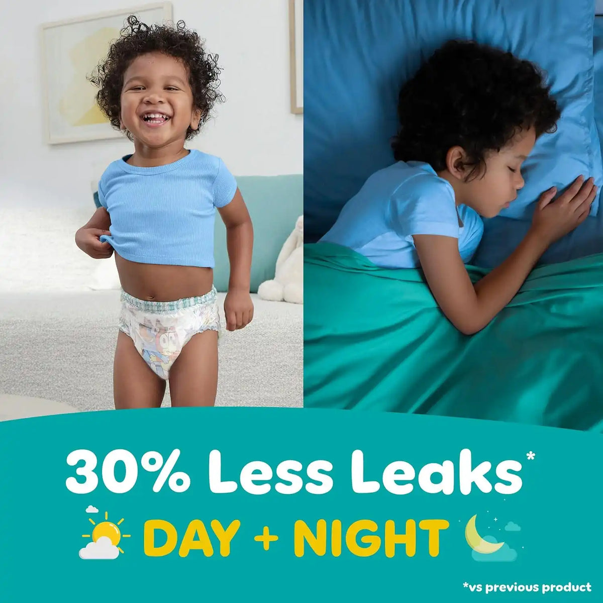 Pampers Training Pants - Easy Ups Boys & Girls Bluey - Size 5T-6T, 84 Count, Children's Potty Underwear (Packaging May Vary)