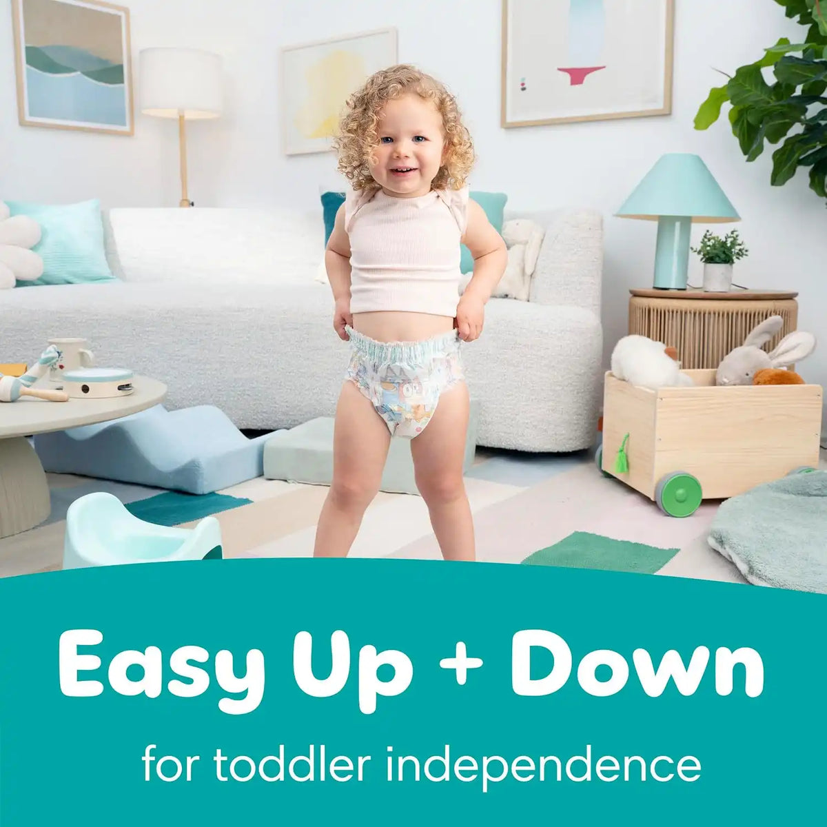Pampers Easy Ups Pull On Training Underwear Boys, 6T-7T, 2 Month Supply (2 x 70 Count) with Sensitive Water Based Baby Wipes 12X Multi Pack Pop-Top and Refill (1008 Count)