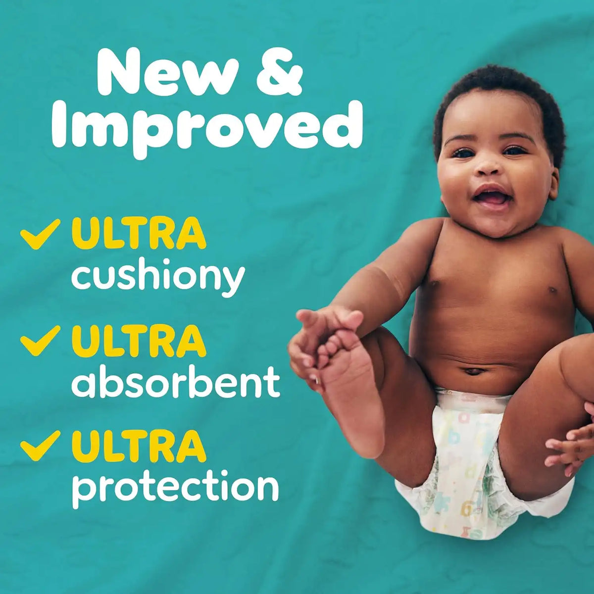 Pampers Diapers - Baby Dry - Size 2, 112 Count, Absorbent Disposable Infant Diaper (Packaging May Vary)