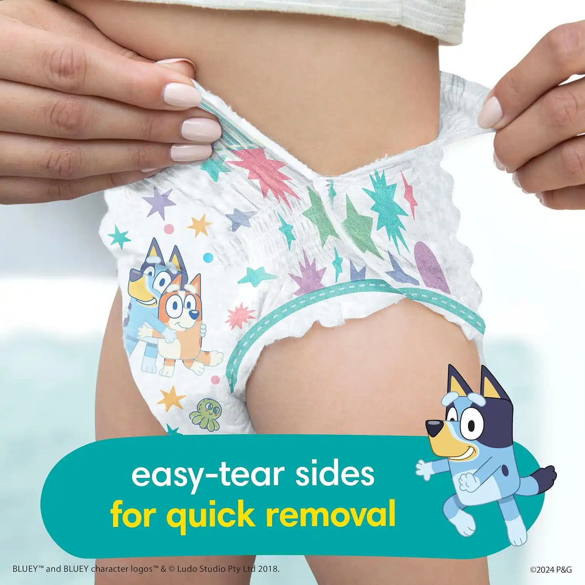Pampers Easy Ups and Baby Wipes - Pull On Disposable Potty Training Underwear for Boys and Girls, Size 7 (5T-6T), 84 Count, ONE MONTH SUPPLY with Sensitive Wipes, 6X Pop-Top Packs, 336 Count