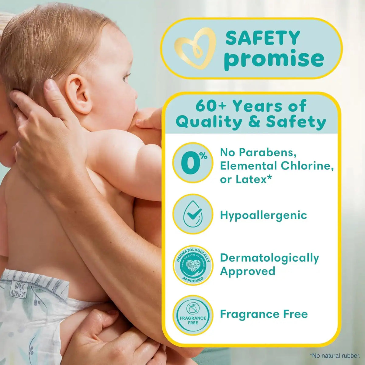 Pampers Pure Protection Disposable Baby Diapers Size 3, 2 Month Supply (2 x 168 Count) with Aqua Pure Sensitive Baby Wipes, 12X Pop-Top Packs (672 Count)
